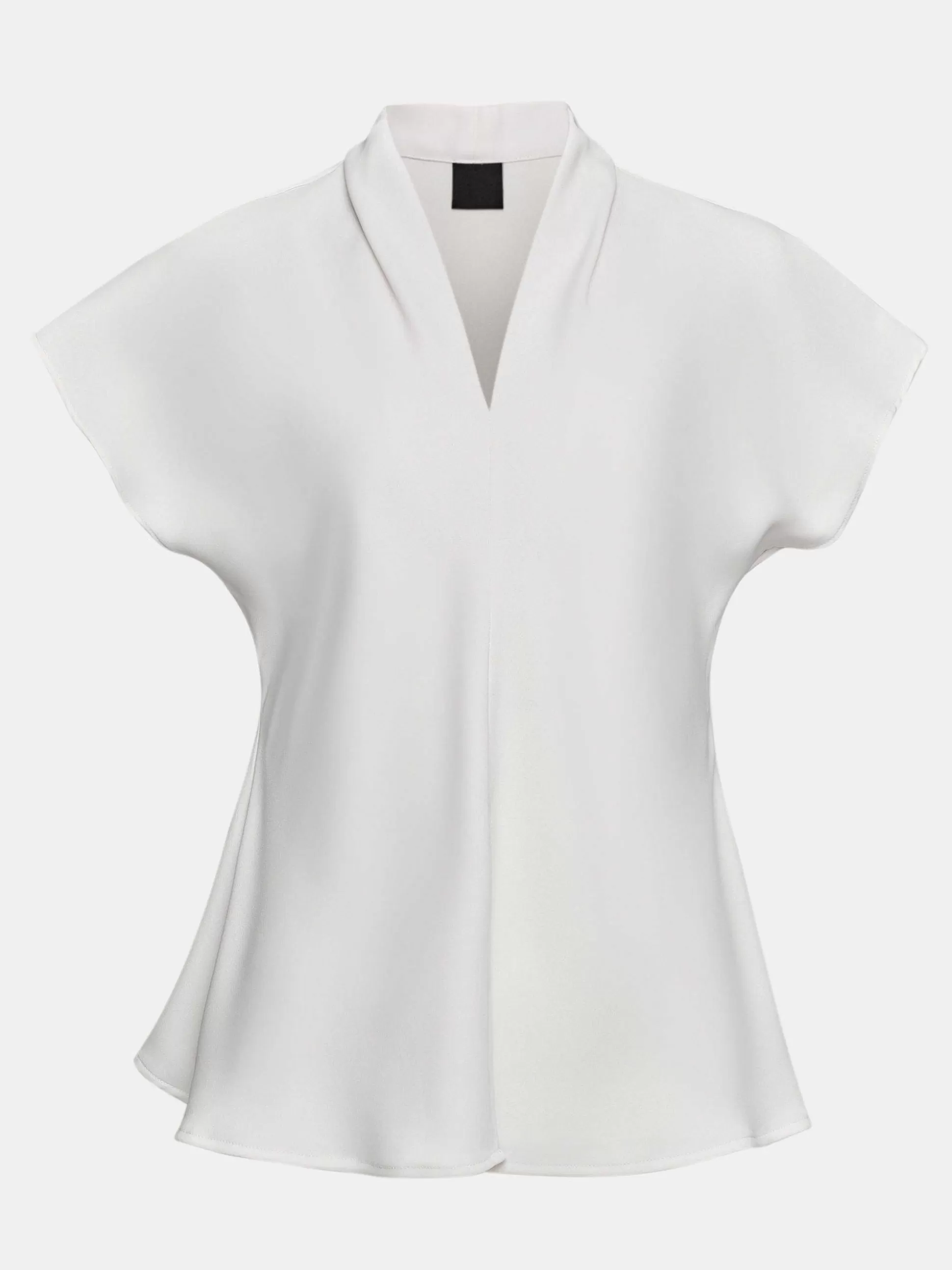 Source Unknown Blouse En Crepe A Col En V, Blanc Sale