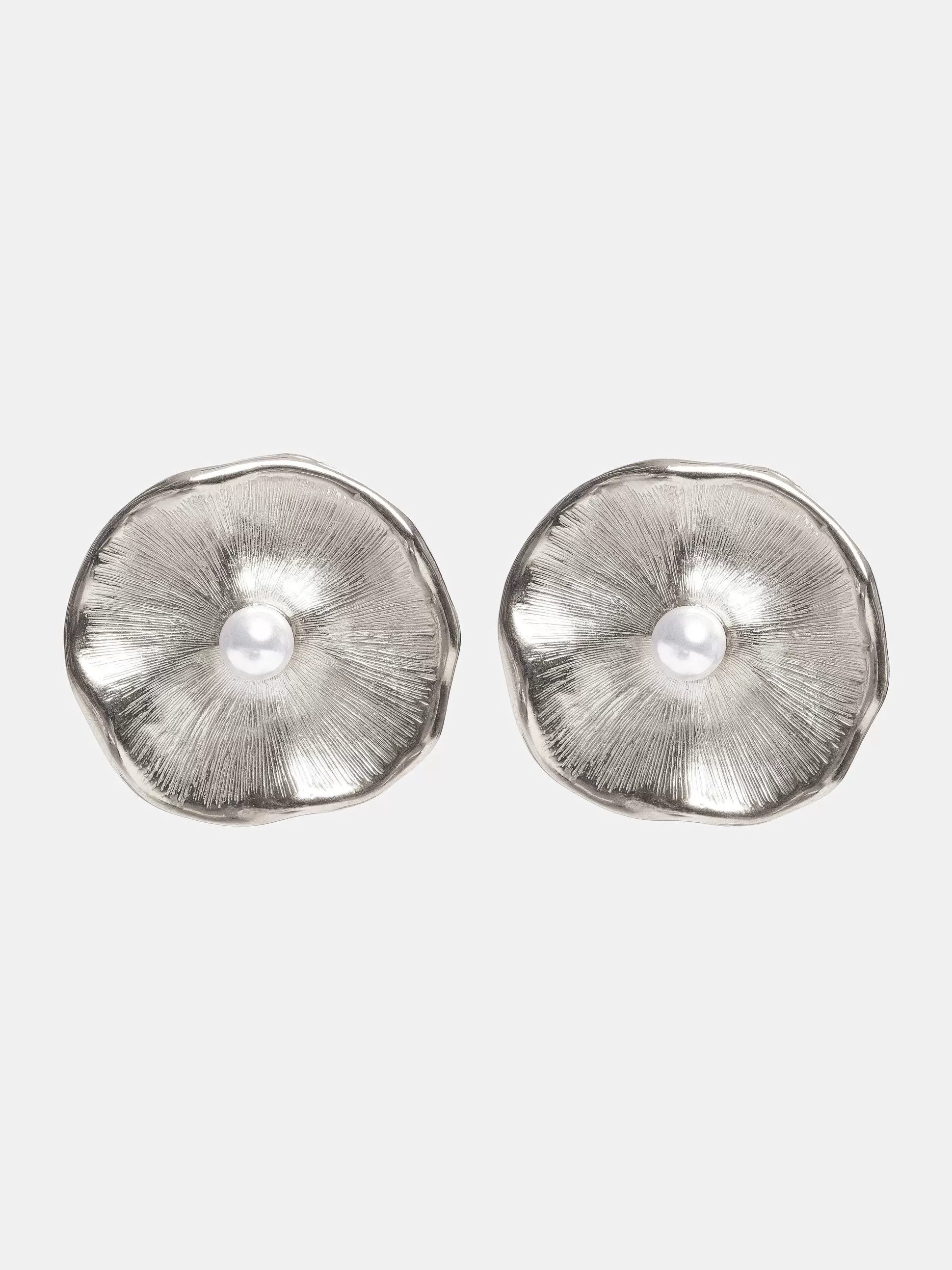 Source Unknown Boucles D'Oreilles A Tige Jardin, Argent Sale