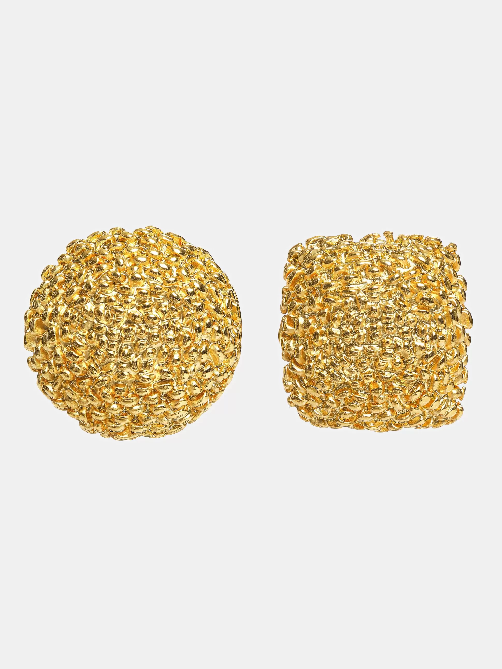 Source Unknown Boucles D'Oreilles Depareillees, Or Flash Sale
