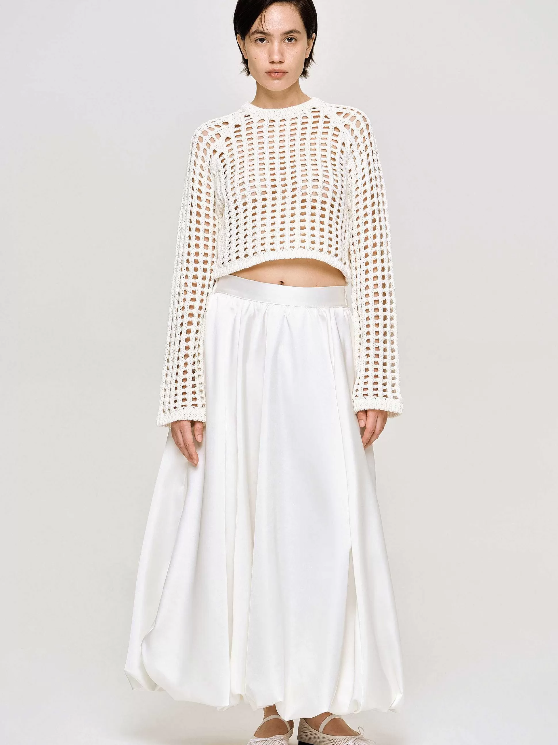 Source Unknown Kaleido Puffball Jupe, Blanc Store