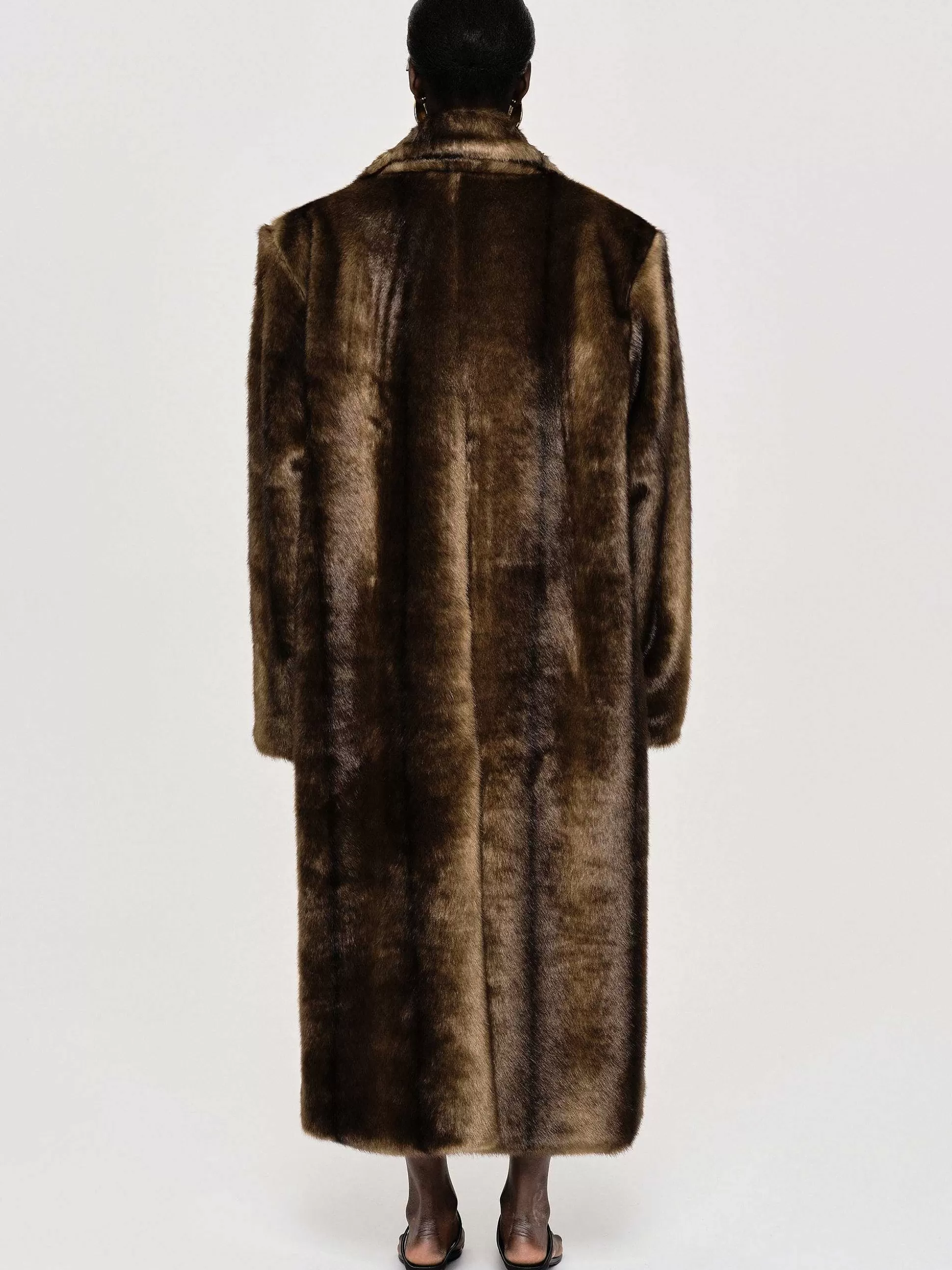 Source Unknown Manteau Grand-Pere Surdimensionne En Fourrure Wallis, Expresso Online