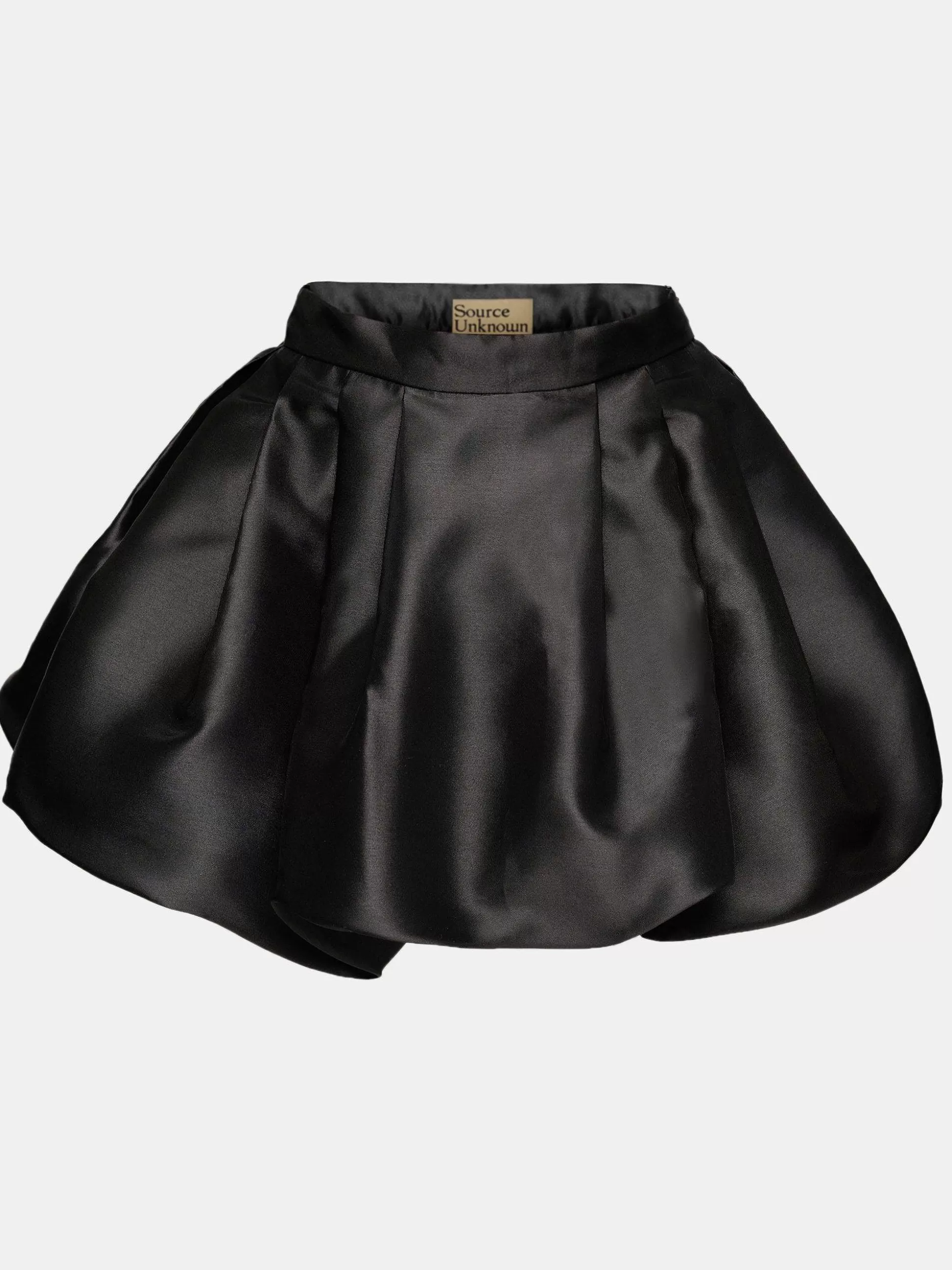Source Unknown Mini-Jupe A Ourlet Bulle Suki, Noir Cheap