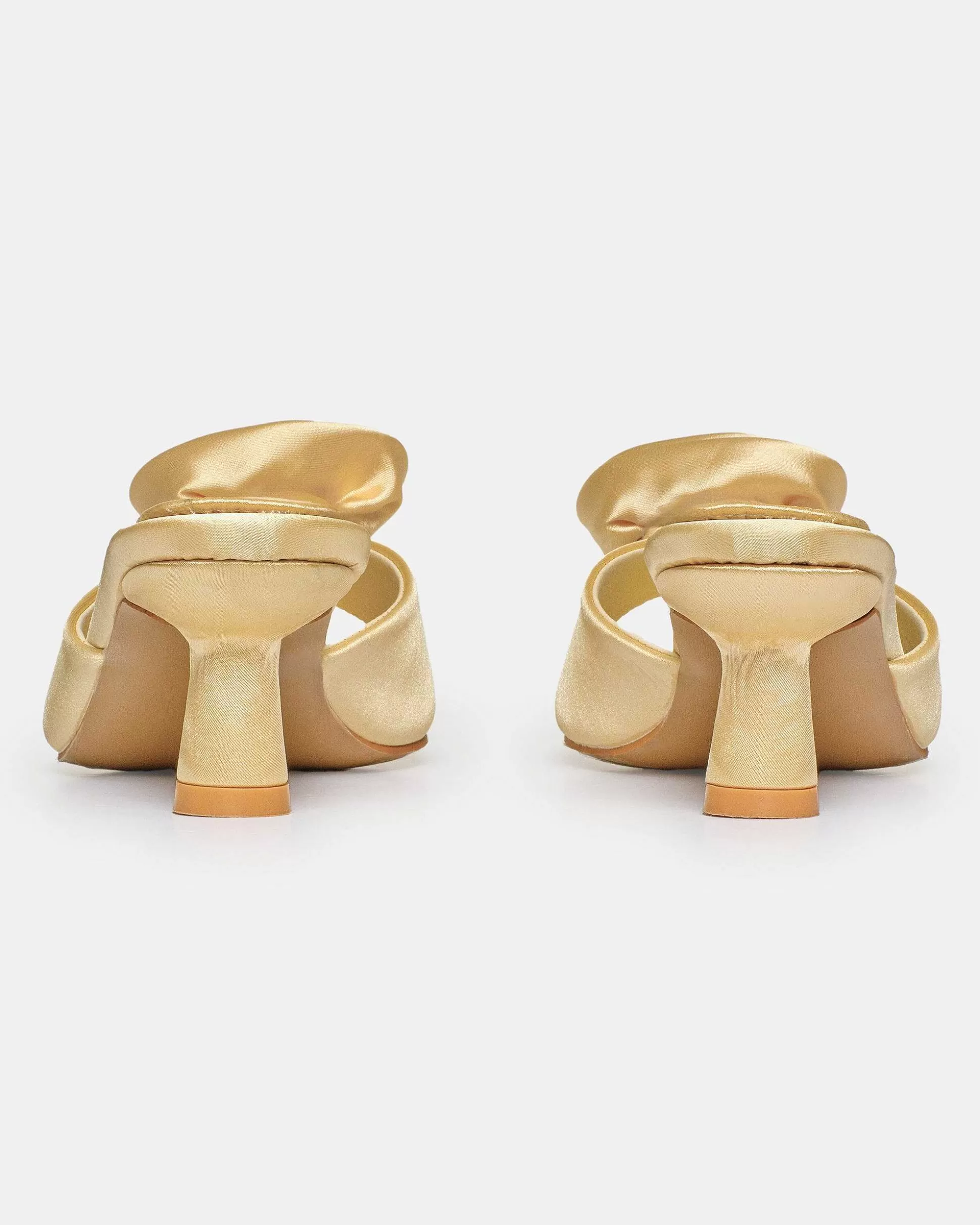 Source Unknown Mules En Satin Avec Appliques Roses, Babeurre Best