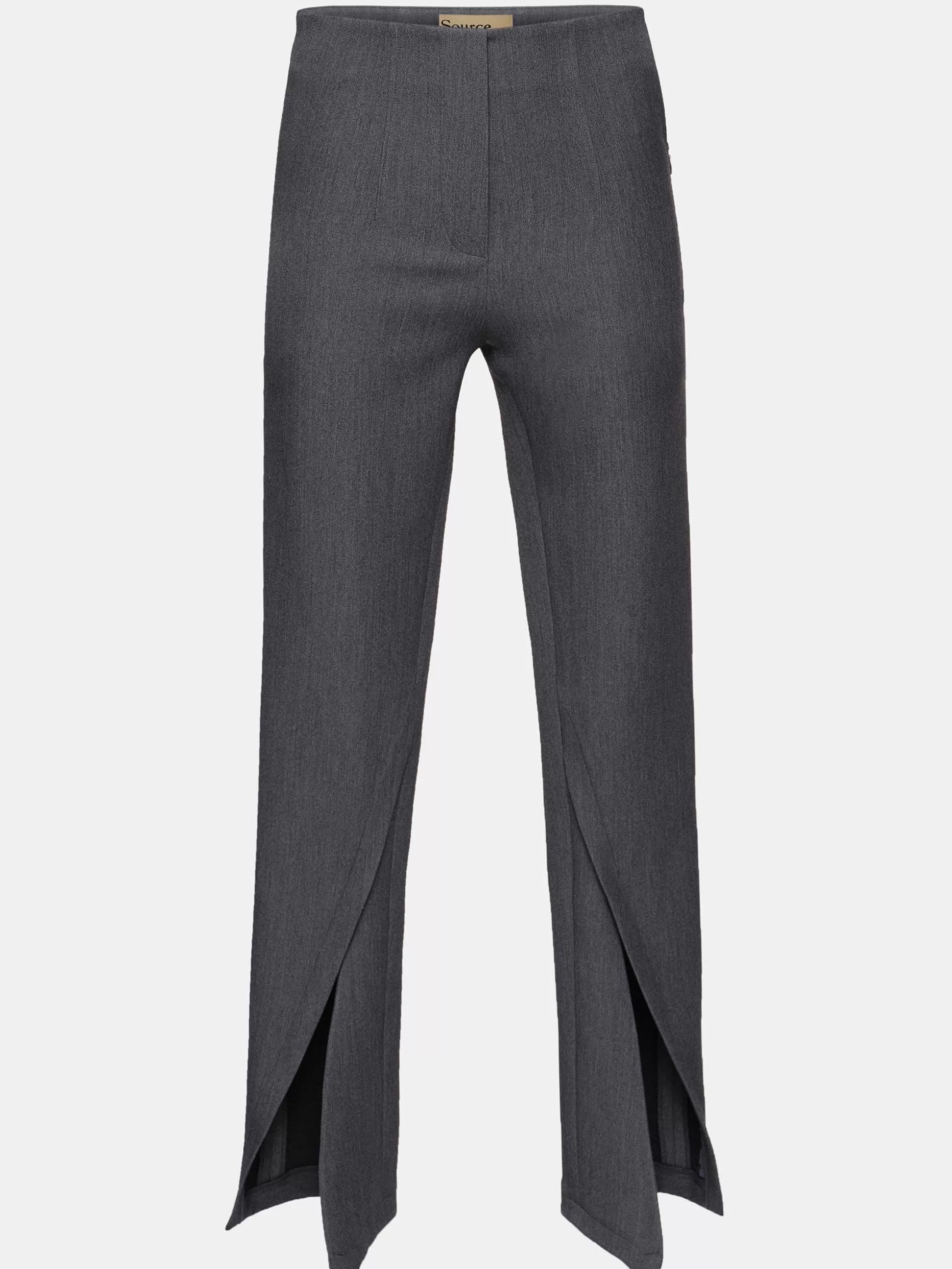 Source Unknown Pantalon Slim Coupe Biais Tyia, Charbon Fonce Best Sale