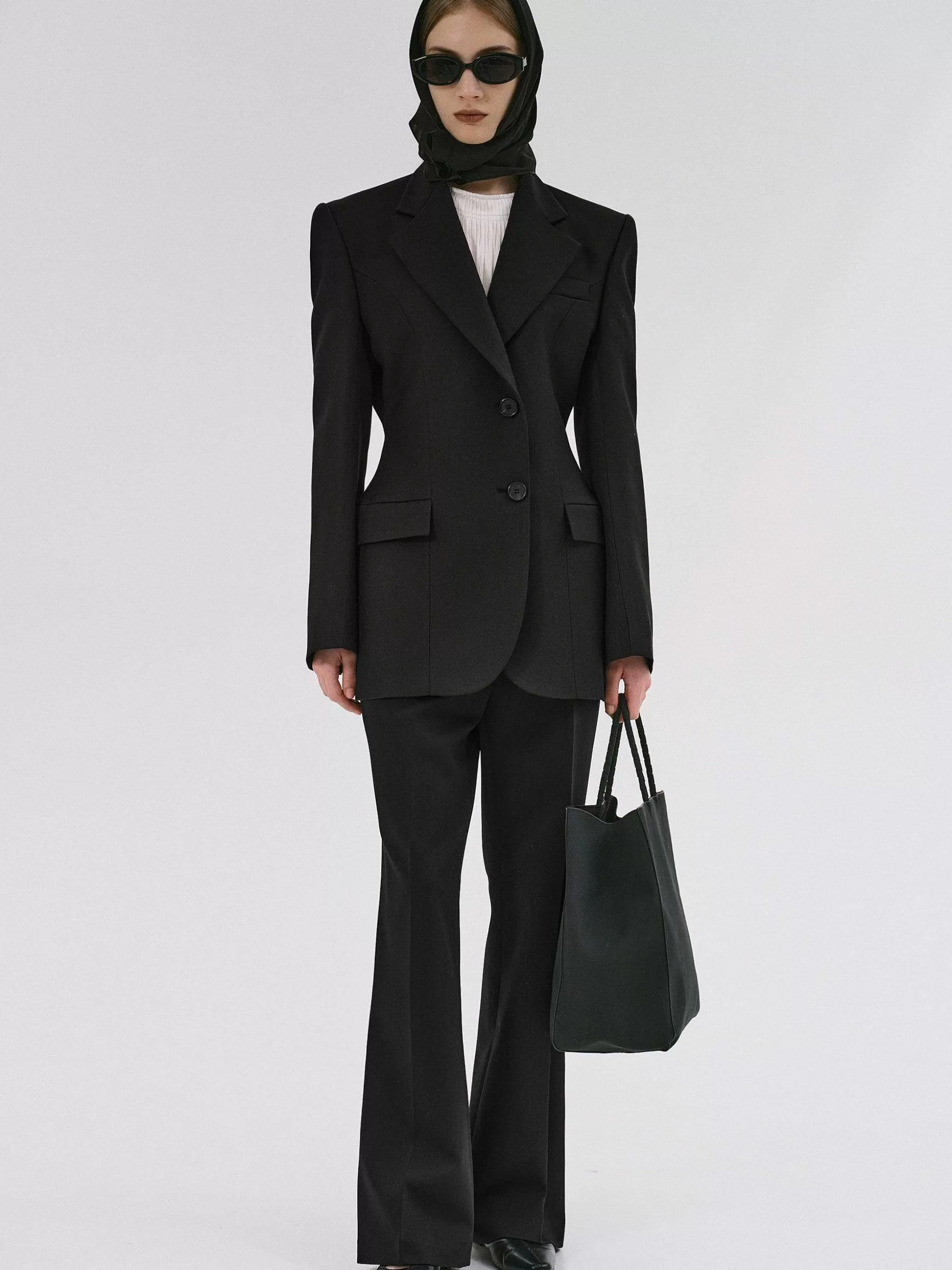 Source Unknown Poldo Sablier Blazer, Noir Store