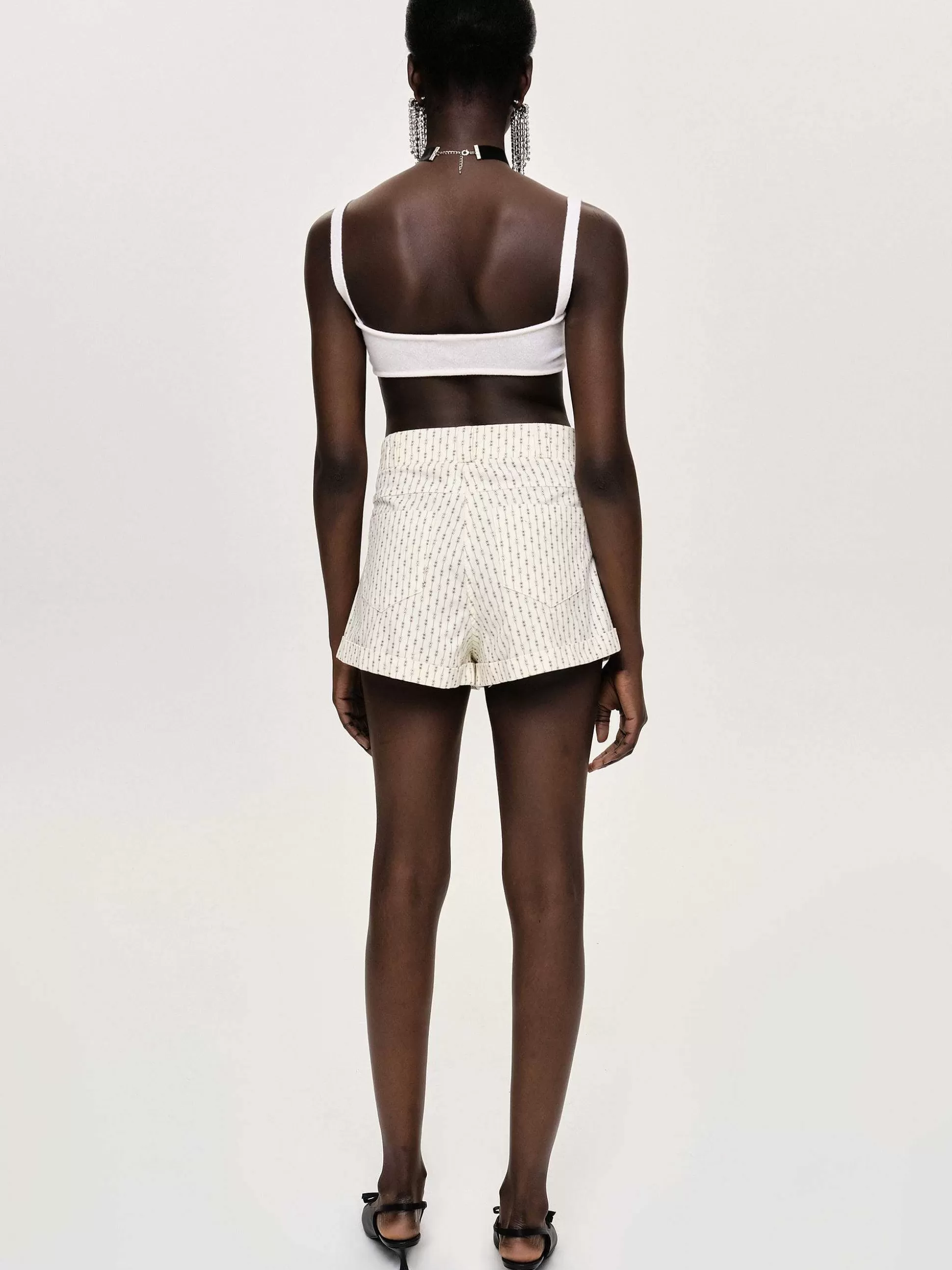 Source Unknown Soutien-Gorge En Tricot Cotele, Blanc Store