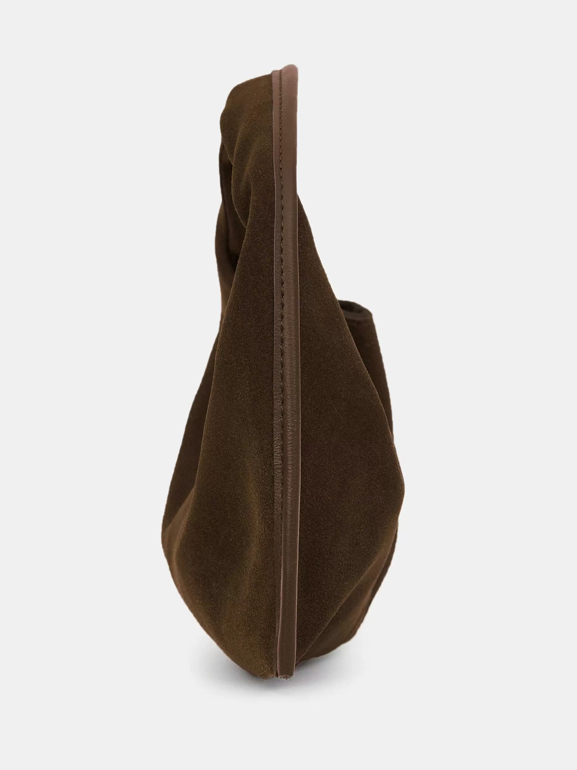Source Unknown Vida Mini Sac Fourre-Tout En Daim, Noyer Fashion